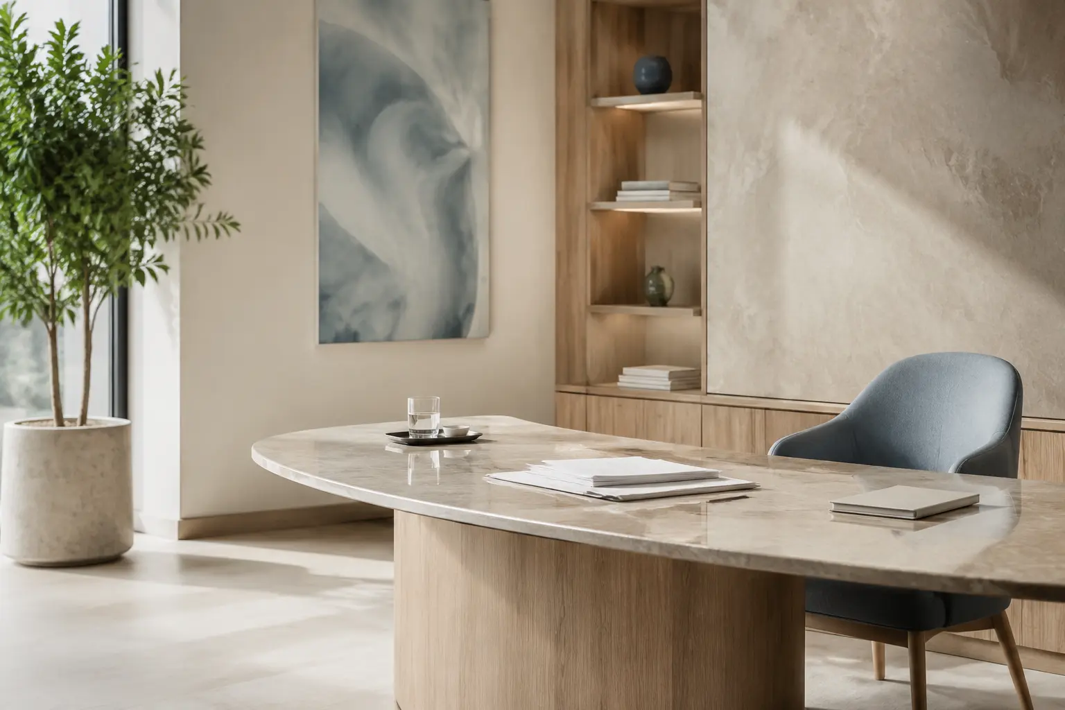 Interno di falegnameria usato come scena dimostrativa